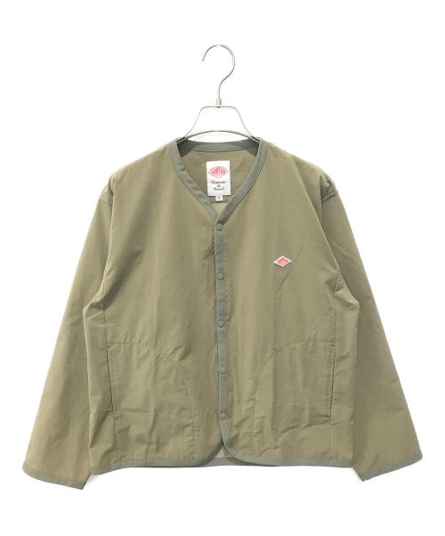 DANTON（ダントン）DANTON (ダントン) 4wayストレッチ ダブルクロスシャツカーディガン　DT-A0486 黄緑 サイズ:36の古着・服飾アイテム