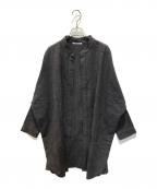 BLACK CRANEブラッククレーン）の古着「コットンブレンド羽織ローブ」｜グレー