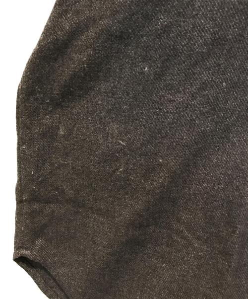 BLACK CRANE（ブラッククレーン）BLACK CRANE (ブラッククレーン) コットンブレンド羽織ローブ グレー サイズ:表記無しの古着・服飾アイテム