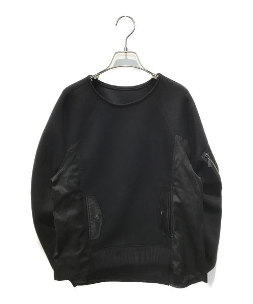 BLUE FRONCE（ブルーフォンセ）BLUE FRONCE (ブルーフォンセ) スウェット ブラック サイズ:38の古着・服飾アイテム