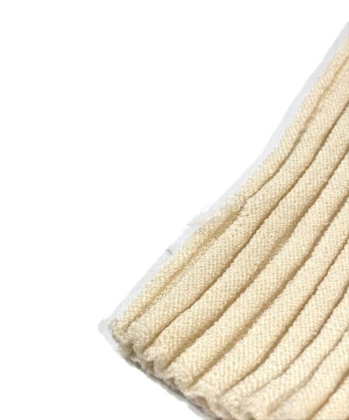 CELFORD（セルフォード）CELFORD (セルフォード) 裾シアーリブニットワンピース　CWNO235031 アイボリー サイズ:36の古着・服飾アイテム