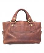 CELINEセリーヌ）の古着「ハンドバッグ　CE00/24」｜ブラウン