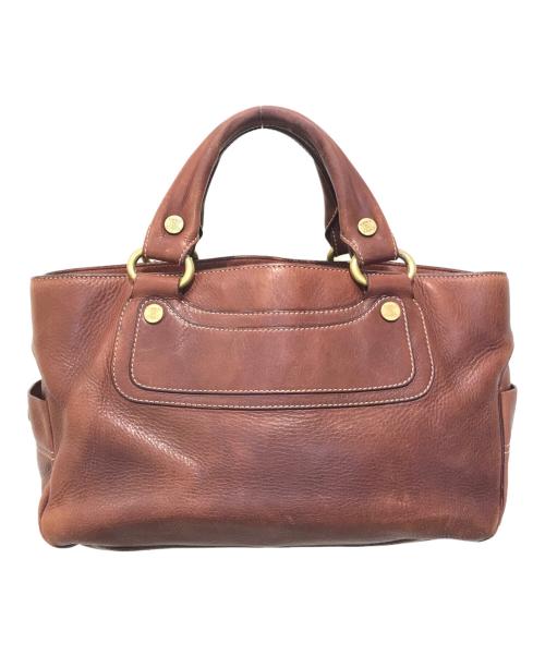 CELINE（セリーヌ）CELINE (セリーヌ) ハンドバッグ　CE00/24 ブラウンの古着・服飾アイテム