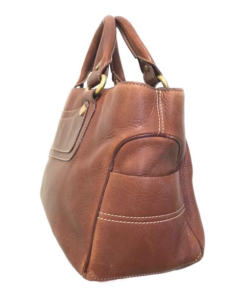 CELINE（セリーヌ）CELINE (セリーヌ) ハンドバッグ　CE00/24 ブラウンの古着・服飾アイテム