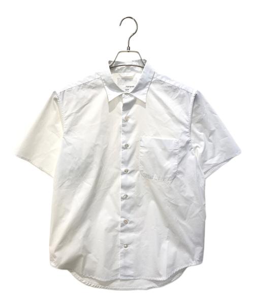 nanamica（ナナミカ）nanamica (ナナミカ) Wind Half Sleeve Shirt　SUGS726 ホワイト サイズ:SMALLの古着・服飾アイテム