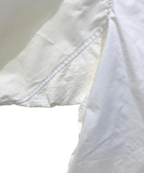 nanamica（ナナミカ）nanamica (ナナミカ) Wind Half Sleeve Shirt　SUGS726 ホワイト サイズ:SMALLの古着・服飾アイテム