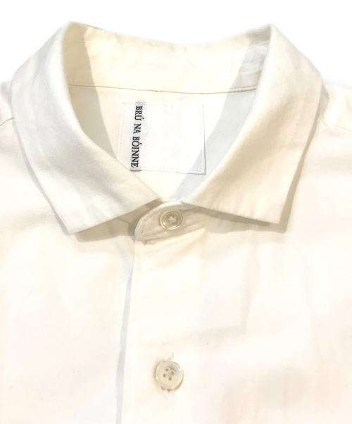 BRU NA BOINNE（ブルーナボイン）BRU NA BOINNE (ブルーナボイン) サイレントビリーシャツ　4235-5 ホワイト サイズ:XLの古着・服飾アイテム