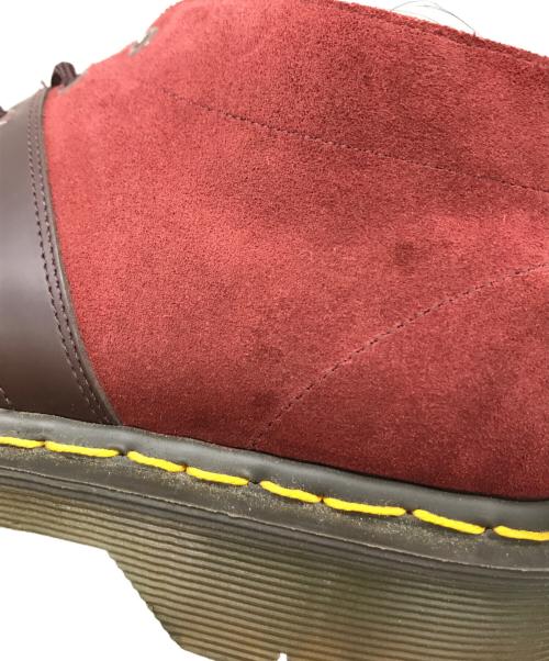 Dr.Martens（ドクターマーチン）Dr.Martens (ドクターマーチン) Engineered Garments (エンジニアードガーメンツ) CHURCH RACE LOW BOOT SCOTCH GRAIN COMBO　23657601 ブラウン サイズ:UK8の古着・服飾アイテム