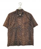 SCHOTT BROS.ショット）の古着「SS SHIRT LEOPARD　3115053」｜ブラウン