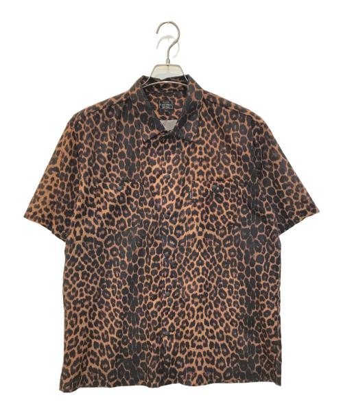 SCHOTT BROS.（ショット）SCHOTT BROS. (ショットブロス) SS SHIRT LEOPARD　3115053 ブラウン サイズ:Lの古着・服飾アイテム