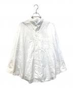 Graphpaper×THOMAS MASONグラフペーパー×トーマスメイソン）の古着「Oversised B.D Shirt　GM203-50082」｜ホワイト