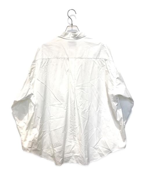Graphpaper（グラフペーパー）Graphpaper (グラフペーパー) THOMAS MASON (トーマスメイソン) Oversised B.D Shirt　GM203-50082 ホワイト サイズ:Fの古着・服飾アイテム