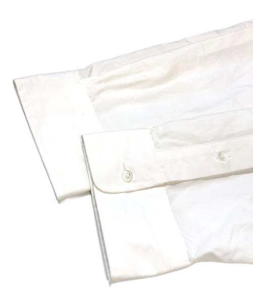Graphpaper（グラフペーパー）Graphpaper (グラフペーパー) THOMAS MASON (トーマスメイソン) Oversised B.D Shirt　GM203-50082 ホワイト サイズ:Fの古着・服飾アイテム