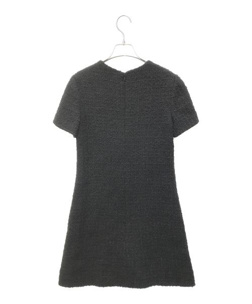 VALENTINO（ヴァレンティノ）VALENTINO (ヴァレンティノ) スタッズ付きツイードワンピース　1B3VA0097B3 ブラック サイズ:38の古着・服飾アイテム
