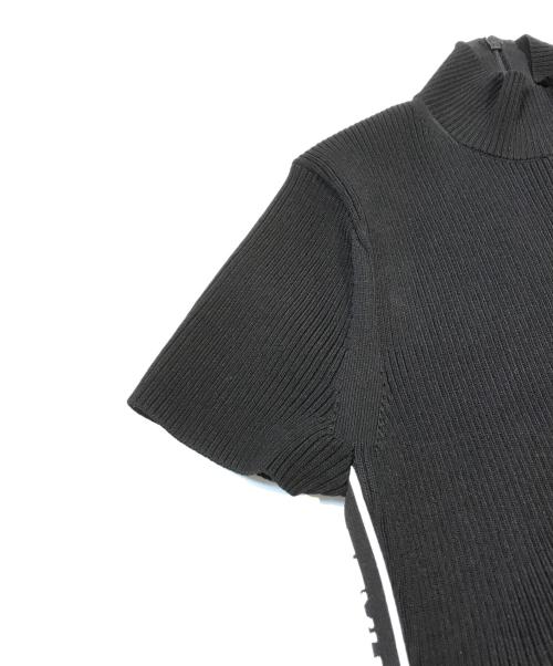 MICHAEL KORS（マイケル・コース）MICHAEL KORS (マイケルコース) ニットワンピース　JS08ZP65ZV ブラック サイズ:Mの古着・服飾アイテム