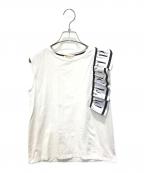 Emilio Pucciエミリオ プッチ）の古着「ノースリーブカットソー　BKUXV 057」｜ホワイト