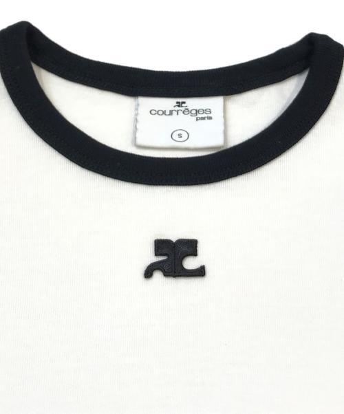 courreges（クレージュ）courreges (クレージュ) Tシャツ　41-158-13-021918 ホワイト サイズ:Sの古着・服飾アイテム
