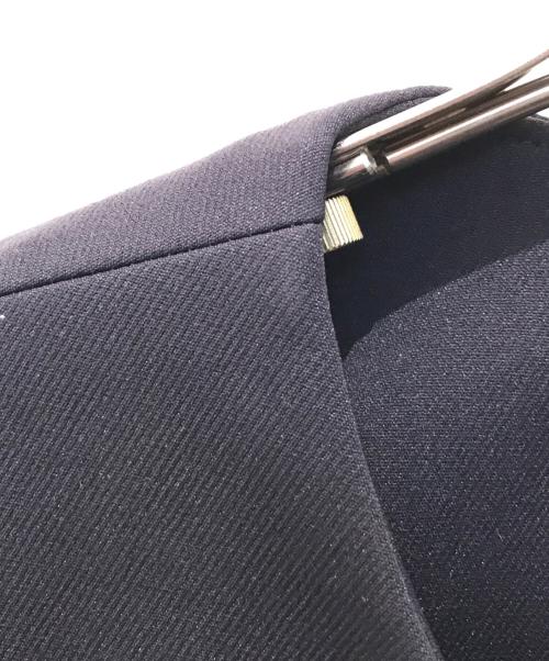 NOLLEY'S（ノーリーズ）NOLLEY'S (ノーリース) ウォッシャブル軽量トリプルクロスサテン切替クルーネックコート　5-0035-1-08-001 ネイビー サイズ:36の古着・服飾アイテム