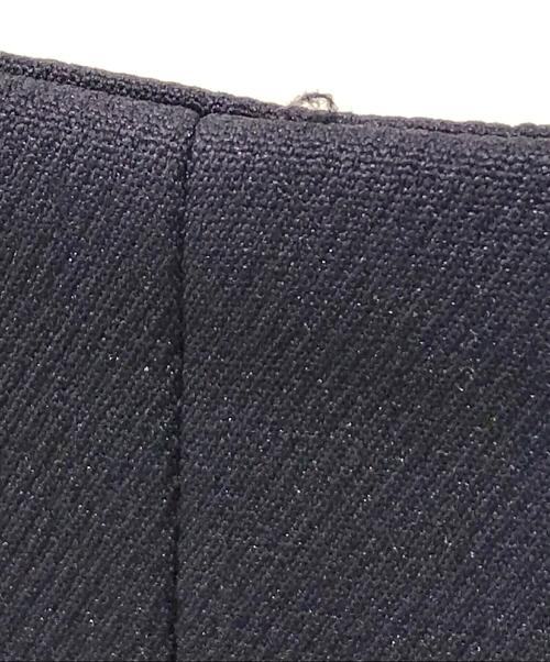 NOLLEY'S（ノーリーズ）NOLLEY'S (ノーリース) ウォッシャブル軽量トリプルクロスサテン切替クルーネックコート　5-0035-1-08-001 ネイビー サイズ:36の古着・服飾アイテム