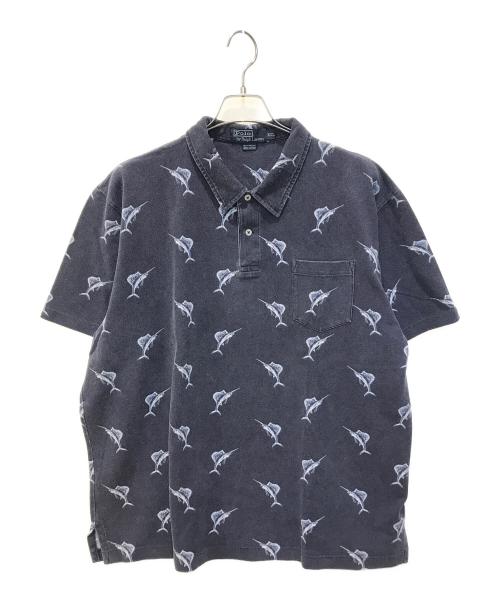 POLO RALPH LAUREN（ポロ・ラルフローレン）POLO RALPH LAUREN (ポロ・ラルフローレン) カジキポロシャツ ネイビー サイズ:XXLの古着・服飾アイテム