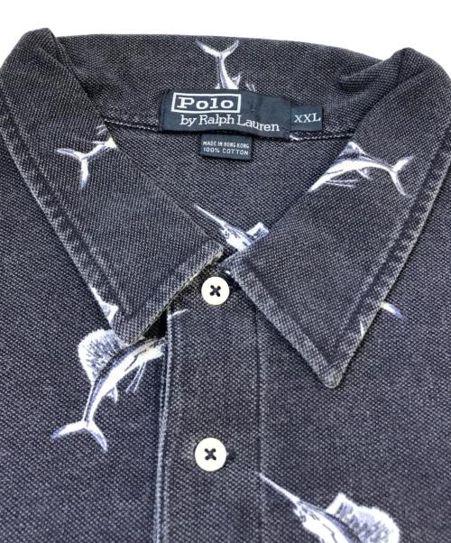 POLO RALPH LAUREN（ポロ・ラルフローレン）POLO RALPH LAUREN (ポロ・ラルフローレン) カジキポロシャツ ネイビー サイズ:XXLの古着・服飾アイテム