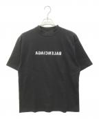 BALENCIAGAバレンシアガ）の古着「MIRROR LOGO T-SHIRT　764235」｜ブラック