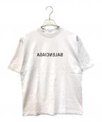 BALENCIAGAバレンシアガ）の古着「MIRROR LOGO T-SHIRT　764235 TNVR2」｜アイボリー