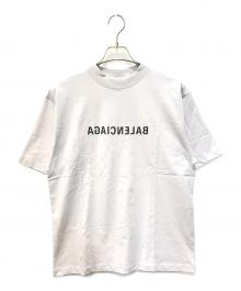 BALENCIAGA（バレンシアガ）の古着「MIRROR LOGO T-SHIRT　764235 TNVR2」｜アイボリー
