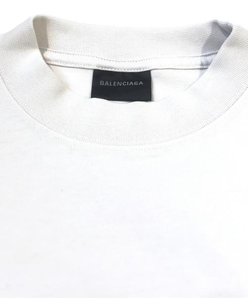 BALENCIAGA（バレンシアガ）BALENCIAGA (バレンシアガ) MIRROR LOGO T-SHIRT　764235 TNVR2 アイボリー サイズ:XSの古着・服飾アイテム