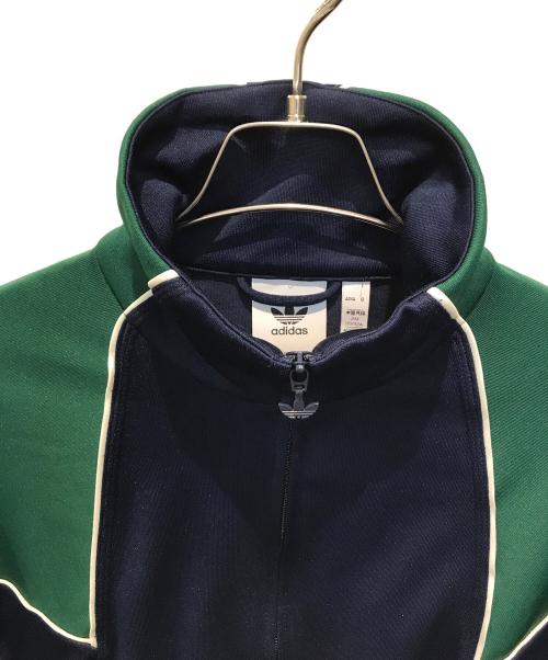 adidas（アディダス）adidas (アディダス) トラックジャケット ネイビー×グリーン サイズ:Mの古着・服飾アイテム