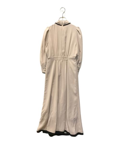 Apuweiser-riche（アプワイザーリッシェ）Apuweiser-riche (アプワイザーリッシェ) 配色パイピングレディワンピース ベージュ サイズ:1 未使用品の古着・服飾アイテム