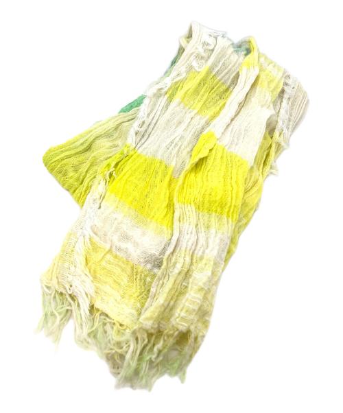 tamaki niime（タマキ ニイメ）TAMAKI NIIME (タマキ ニイメ) ストール イエローの古着・服飾アイテム