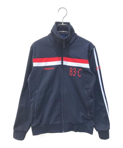 adidas（アディダス）adidas (アディダス) トラックジャケット　BR6968 ネイビー サイズ:S 未使用品の古着・服飾アイテム