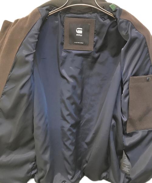 G-STAR RAW（ジースターロゥ）G-STAR RAW (ジースターロゥ) MULTI POCKET VARSITY LEATHER JKTD　18119-B965-995 ブラウン サイズ:Sの古着・服飾アイテム