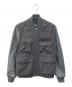 G-STAR RAW（ジースターロゥ）の古着「MULTI POCKET VARSITY LEATHER JKTD　18119-B965-995」｜ブラウン