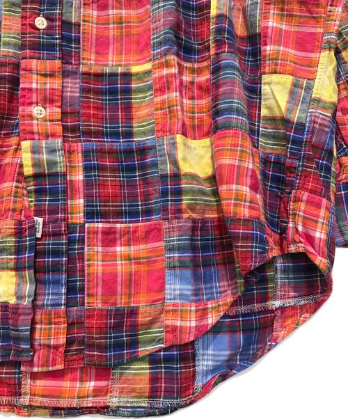 RALPH LAUREN（ラルフローレン）RALPH LAUREN (ラルフローレン) パッチワークシャツ ピンク サイズ:Lの古着・服飾アイテム