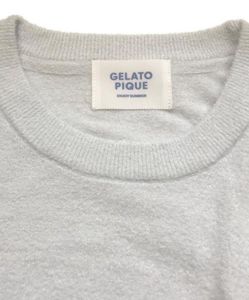 gelato pique（ジェラートピケ）gelato pique (ジェラートピケ) しろくまアイスジャガードプルオーバー スカイブルー サイズ:L 未使用品の古着・服飾アイテム