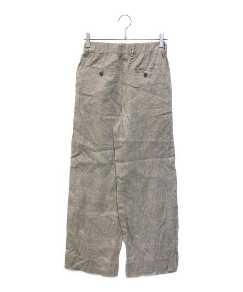 INCOTEX（インコテックス）INCOTEX (インコテックス) リネンパンツ ブラウン サイズ:36の古着・服飾アイテム