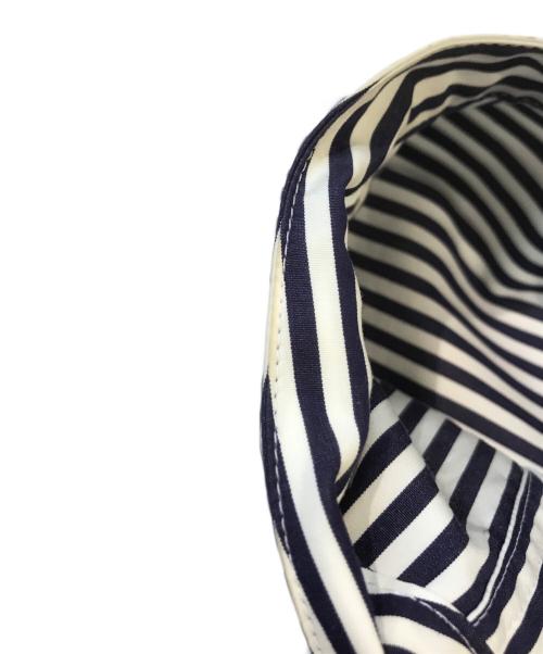 SACRA（サクラ）SACRA (サクラ) ストライプチュニックフレアシャツ ネイビー サイズ:38の古着・服飾アイテム