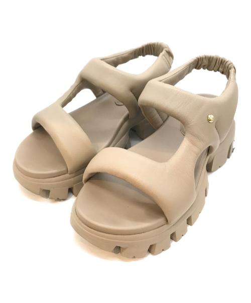 STACCATO（スタッカート）STACCATO (スタッカート) サンダル ベージュ サイズ:23.5の古着・服飾アイテム