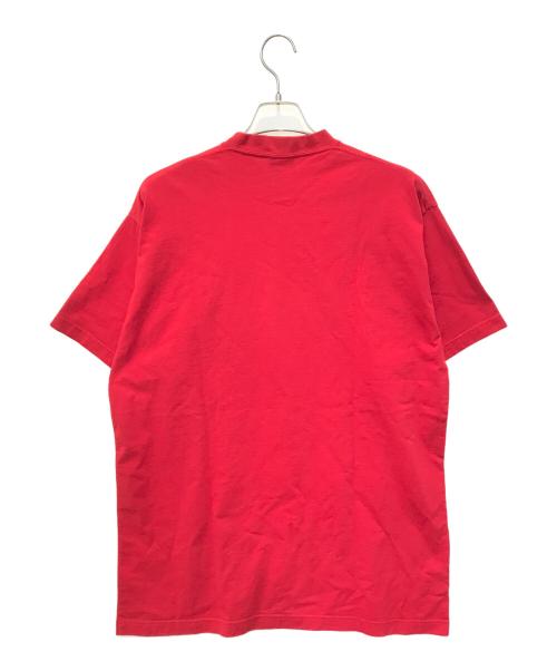 BALENCIAGA（バレンシアガ）BALENCIAGA (バレンシアガ) adidas (アディダス) ロゴプリントオーバーサイズTシャツ　712398 TNVA6 レッド サイズ:Lの古着・服飾アイテム