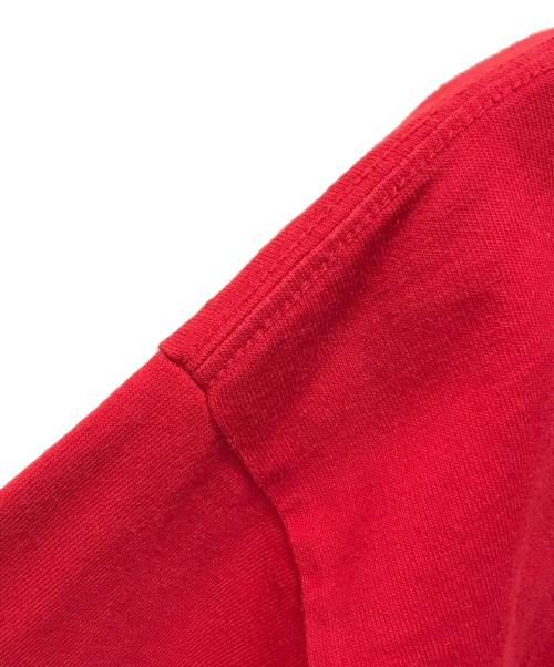 BALENCIAGA（バレンシアガ）BALENCIAGA (バレンシアガ) adidas (アディダス) ロゴプリントオーバーサイズTシャツ　712398 TNVA6 レッド サイズ:Lの古着・服飾アイテム