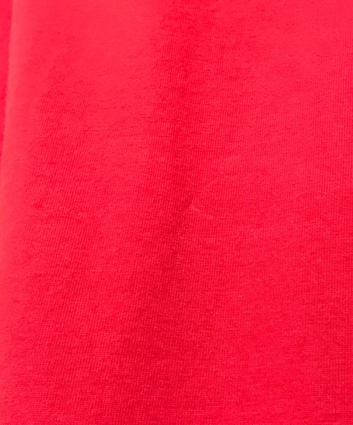 BALENCIAGA（バレンシアガ）BALENCIAGA (バレンシアガ) adidas (アディダス) ロゴプリントオーバーサイズTシャツ　712398 TNVA6 レッド サイズ:Lの古着・服飾アイテム