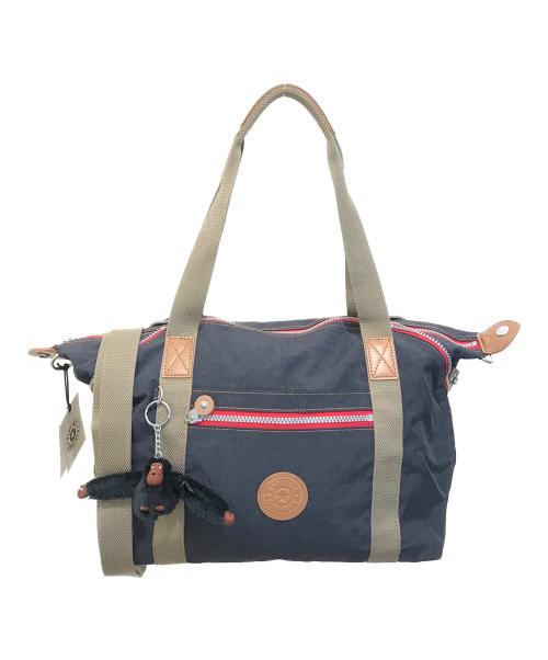 Kipling（キプリング）Kipling (キプリング) ショルダーバッグ ネイビー×レッドの古着・服飾アイテム