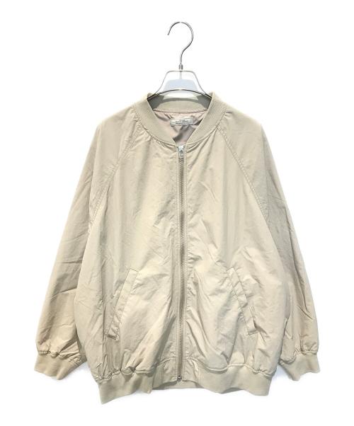 JOURNAL STANDARD relume（ジャーナルスタンダード レリューム）JOURNAL STANDARD relume (ジャーナルスタンダード レリューム) MA-1ジャケット　25011462103110 ベージュ サイズ:表記無しの古着・服飾アイテム