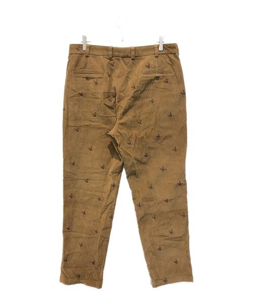BROOKS BROTHERS（ブルックスブラザーズ）BROOKS BROTHERS (ブルックスブラザーズ) 鳥刺繍コーデュロイパンツ ブラウン サイズ:W36の古着・服飾アイテム