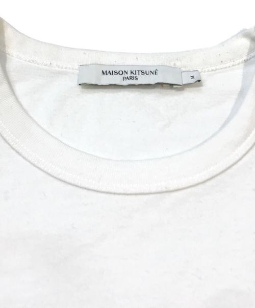 maison kitsune（メゾンキツネ）MAISON KITSUNE (メゾンキツネ) Tシャツ　GM00116KJ0008 ホワイト サイズ:Mの古着・服飾アイテム