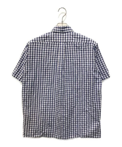 HUMAN MADE（ヒューマンメイド）HUMAN MADE (ヒューマンメイド) ギンガムチェック半袖シャツ ブルー サイズ:XLの古着・服飾アイテム