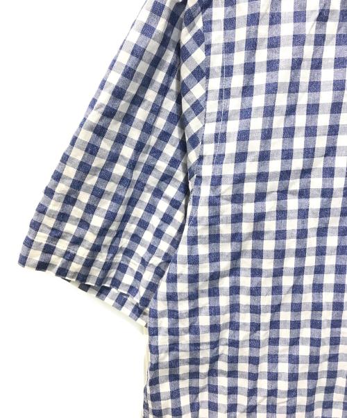 HUMAN MADE（ヒューマンメイド）HUMAN MADE (ヒューマンメイド) ギンガムチェック半袖シャツ ブルー サイズ:XLの古着・服飾アイテム
