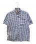 HUMAN MADE（ヒューマンメイド）の古着「ギンガムチェック半袖シャツ」｜ブルー